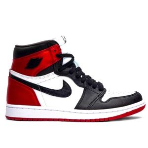Air Jordan 1 Retro High 'Satin Black Toe'